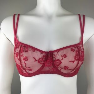 y2k Victoria’s Secret Vintage lace floral Bra